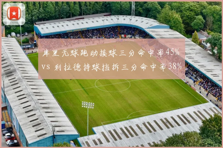 库里无球跑动接球三分命中率45% vs 利拉德持球挡拆三分命中率38%，三分战术体系优劣立现